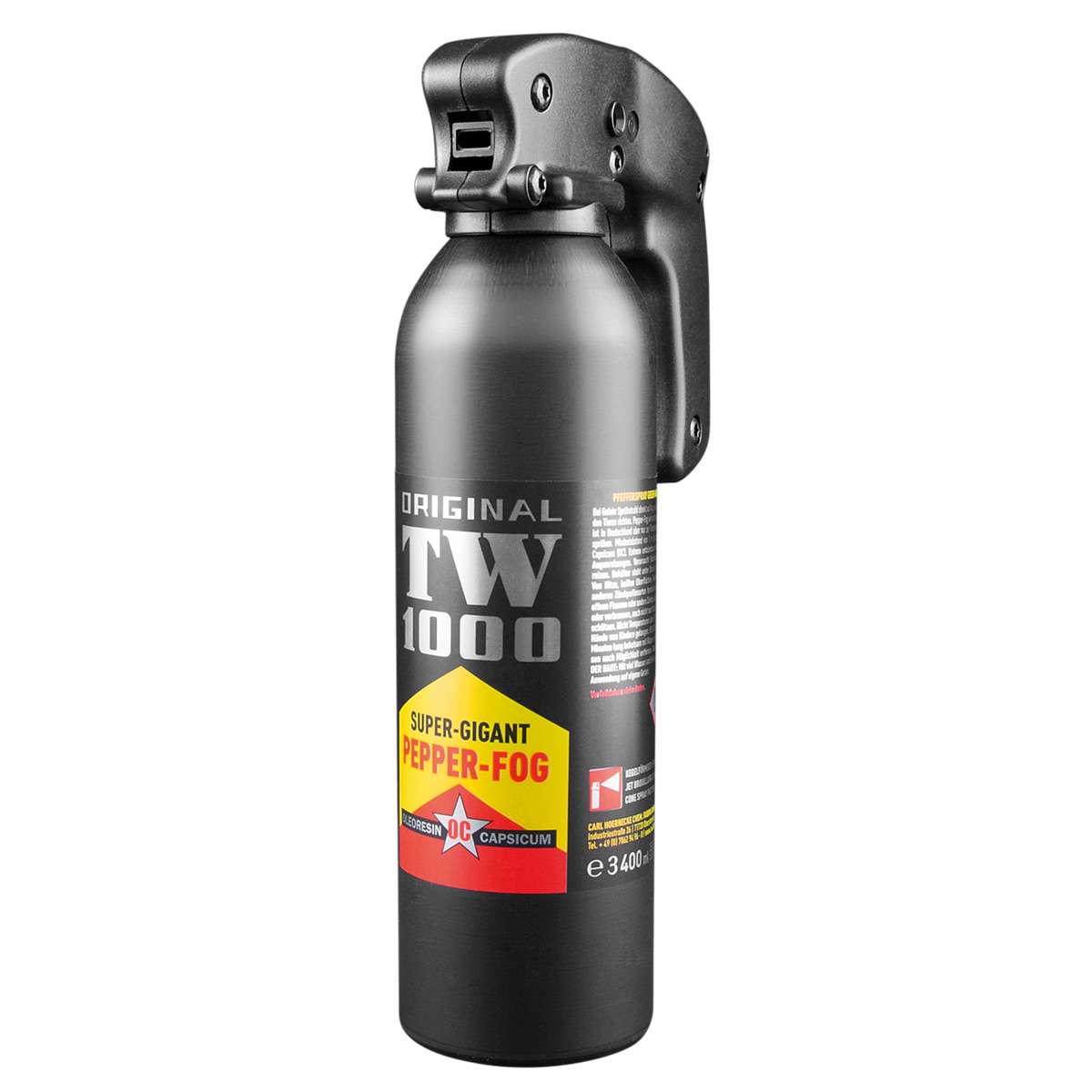 TW1000 GIGANT Abwehrspray – Maximale Reichweite & breite Verteilung