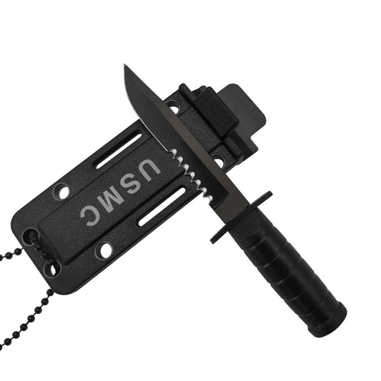 Neck Knife „Mini USMC“ – Kompaktes EDC-Tool mit Edelstahlklinge