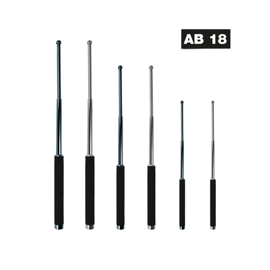 Teleskop-Abwehrstock mit rutschfestem Griff &amp; Holster